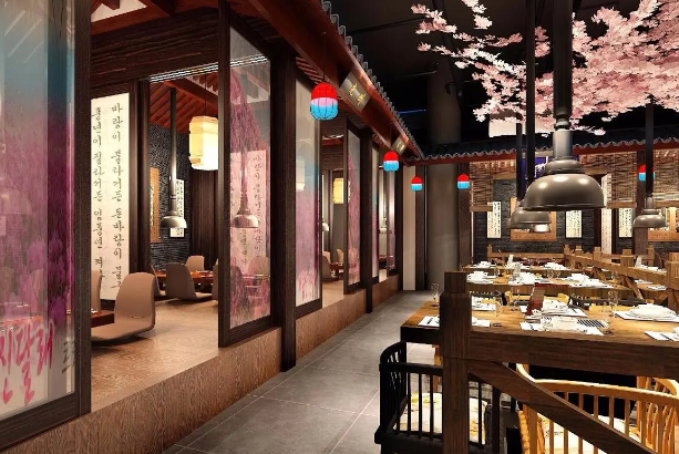 装修一家让人们充满食欲的烤肉店